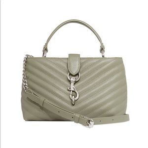 Rebecca Minkoff Edie Leather Top Handle Satchel.